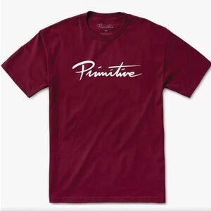 Primitive Men’s T-Shirt Burgundy Size Large NWT